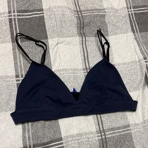 Kit & Ace Navy Blue Triangle Bralette